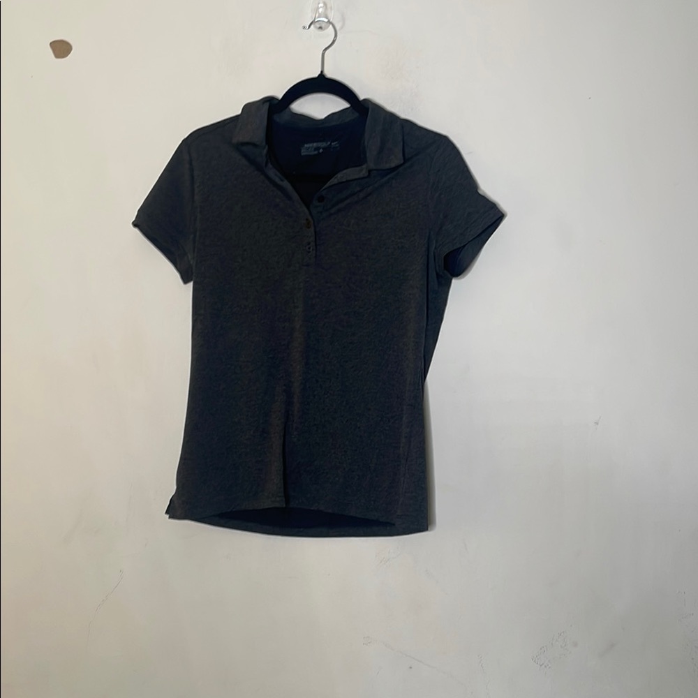 Nike Charcoal Short Sleeve Polo